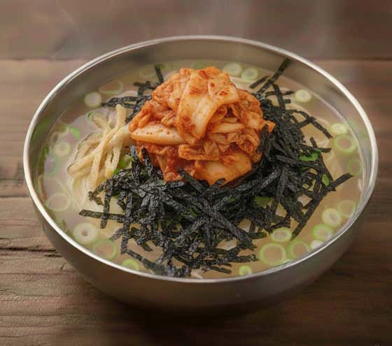 김치말이 온국수 메뉴 사진(네이버)