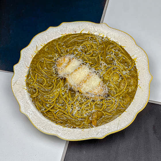 전복내장 파스타 메뉴 사진(네이버)