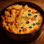 김치피자탕수육 메뉴 사진(네이버)