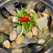 동죽조개탕 메뉴 사진(네이버)