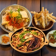오징어불고기2+오징어튀김 SET 메뉴 사진(네이버)