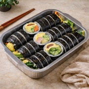 모듬 김밥3종 메뉴 사진(네이버)