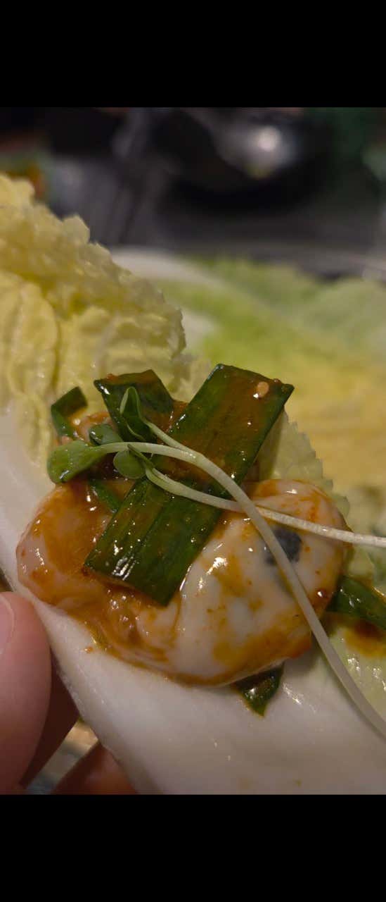 굴 무침 (겨울) 메뉴 사진(네이버)