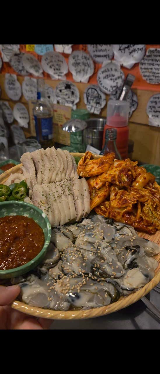굴 모듬 세트 (겨울) 메뉴 사진(네이버)
