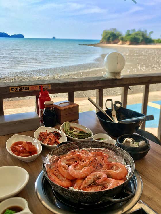 솔밭우리밀칼국수 대부도본점 · 네이버 지도·플레이스 2