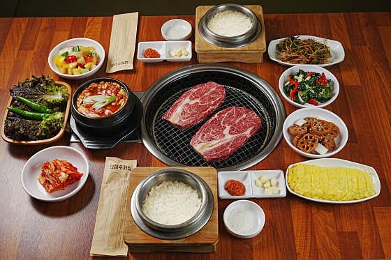 한우꽃등심한상