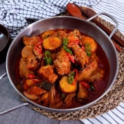 매콤달콤 닭볶음탕 메뉴 사진(네이버)