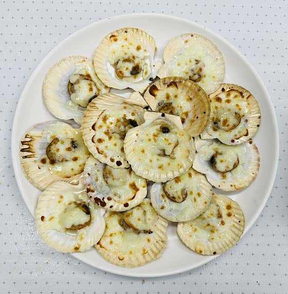 가리비치즈구이 메뉴 사진(네이버)