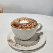 도넛크림라떼 메뉴 사진(네이버)