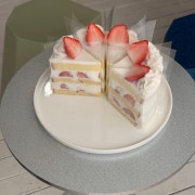 스트로베리 생크림 케이크 메뉴 사진(네이버)