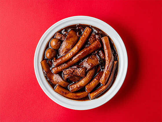시그니처 불향짜장 떡볶이 1인 메뉴 사진(네이버)