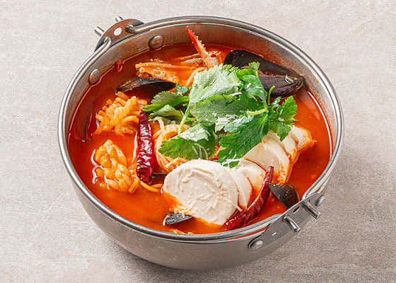 해물 순두부 토마토탕 메뉴 사진(네이버)