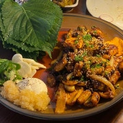 구각 오리지널 매콤 통영바다장어볶음 메뉴 사진(네이버)