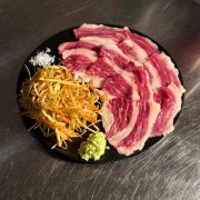 함평 한우차돌 1++ 육사시미 한판 메뉴 사진(네이버)