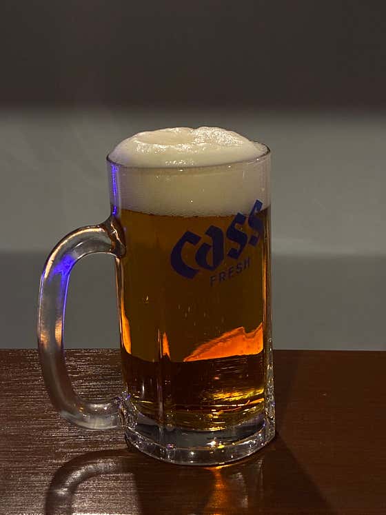 생맥주 500cc 메뉴 사진(네이버)