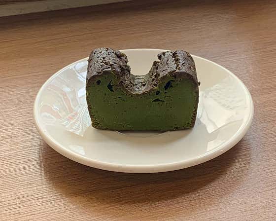 말차 브라우니 메뉴 사진(네이버)