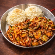 골맹이무침&소면 메뉴 사진(네이버)