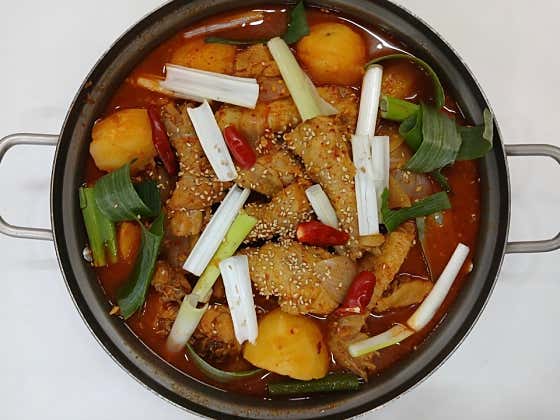 토종닭도리탕 메뉴 사진(네이버)