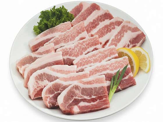 생오겹살 메뉴 사진(네이버)