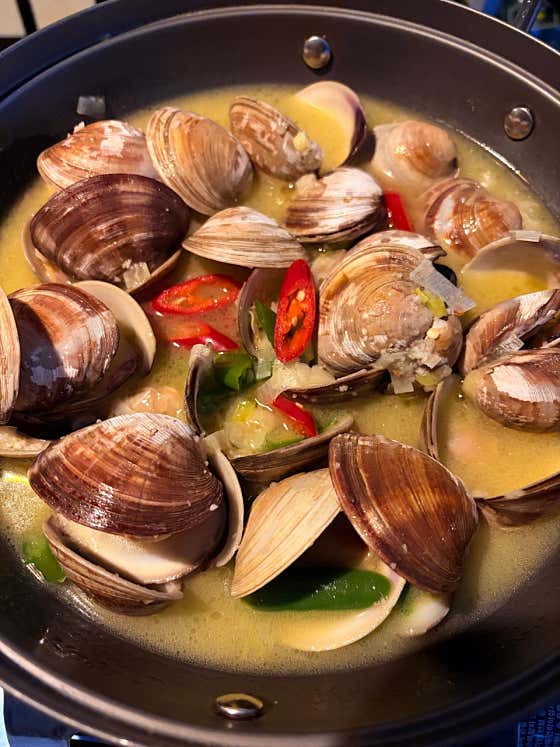 생합술찜 메뉴 사진(네이버)