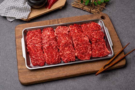 참숯 황제갈비살 600g 메뉴 사진(네이버)