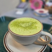 쑥라떼 메뉴 사진(네이버)