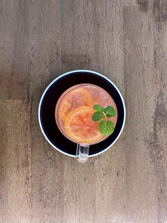 레몬자몽차 (Hot/Iced) 메뉴 사진(네이버)