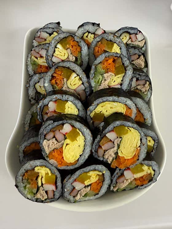 야채김밥 메뉴 사진(네이버)