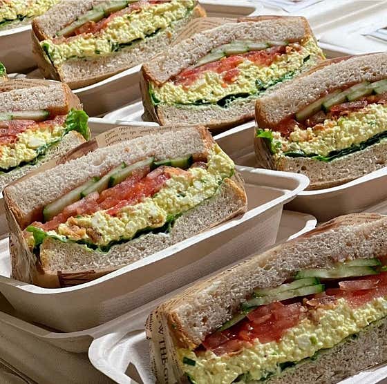 Eggless Egg Sandwich 메뉴 사진(네이버)