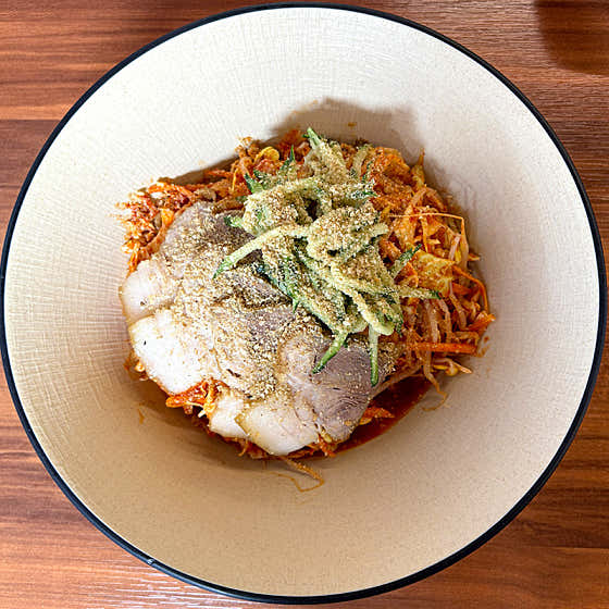 단짠단짠 매콤 비빔국수 메뉴 사진(네이버)