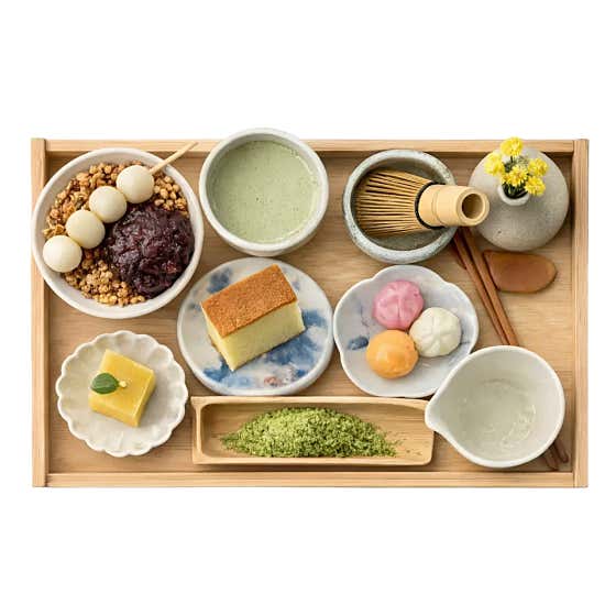 the마시랑게 말차 한 상 메뉴 사진(네이버)