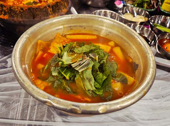 매콤국물떡볶이 메뉴 사진(네이버)