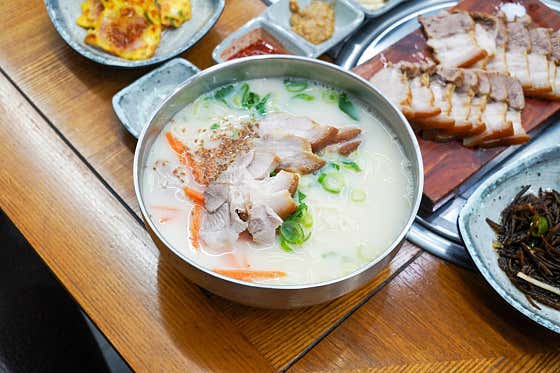 고기국수 메뉴 사진(네이버)