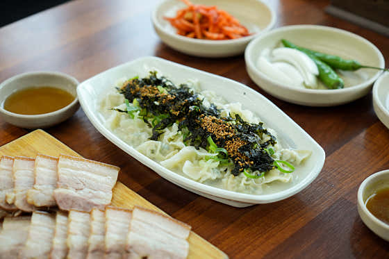 물만두 메뉴 사진(네이버)