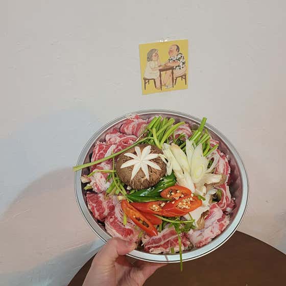 미나리깡전골 메뉴 사진(네이버)