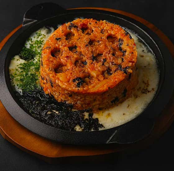 명란철판볶은밥 메뉴 사진(네이버)