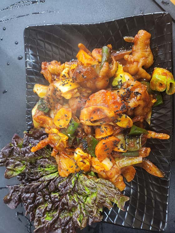 닭발 메뉴 사진(네이버)