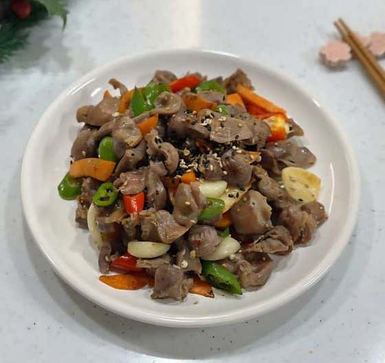 닭똥집 메뉴 사진(네이버)