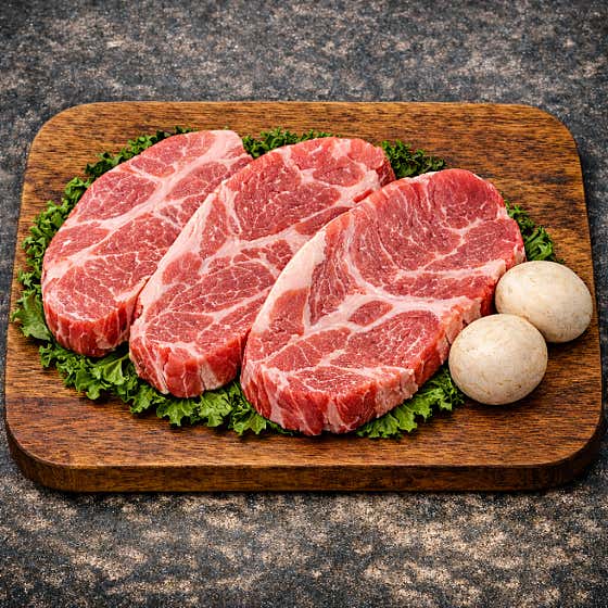 수입 목살 메뉴 사진(네이버)