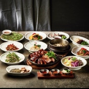 시래기밥 참나무 바베큐 한정식-으뜸상 메뉴 사진(네이버)