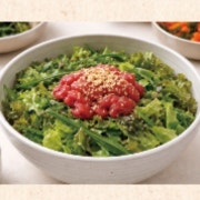 <평일 점심>50g+50g 육회비빔밥 메뉴 사진(네이버)