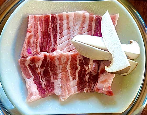 대표메뉴 생갈비230g제주산 메뉴 사진(네이버)