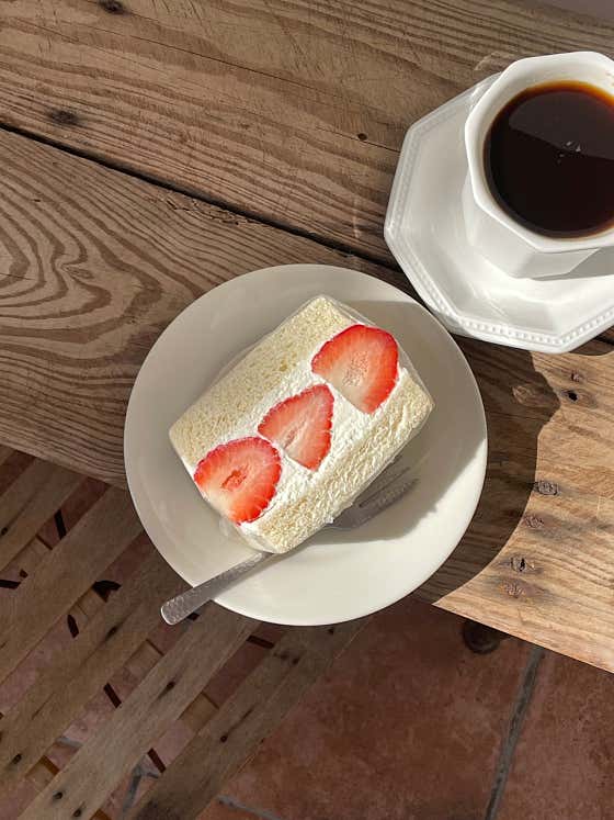 딸기산도 메뉴 사진(네이버)