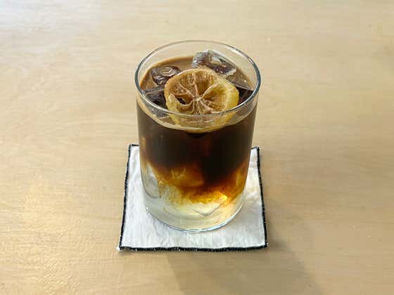 레몬 아메리카노 메뉴 사진(네이버)