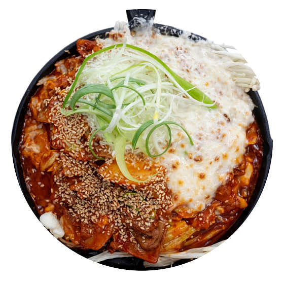 치즈폭탄철판제육 메뉴 사진(네이버)