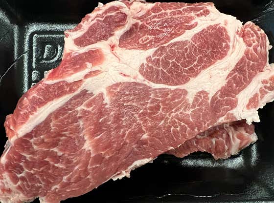 목살 180g 메뉴 사진(네이버)