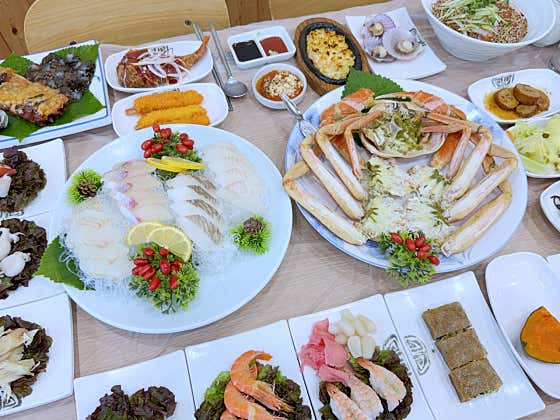 대게회세트 메뉴 사진(네이버)