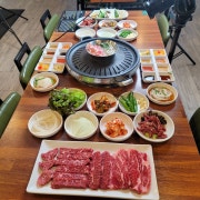 소고기+소고기샤브샤브+육회 메뉴 사진(네이버)