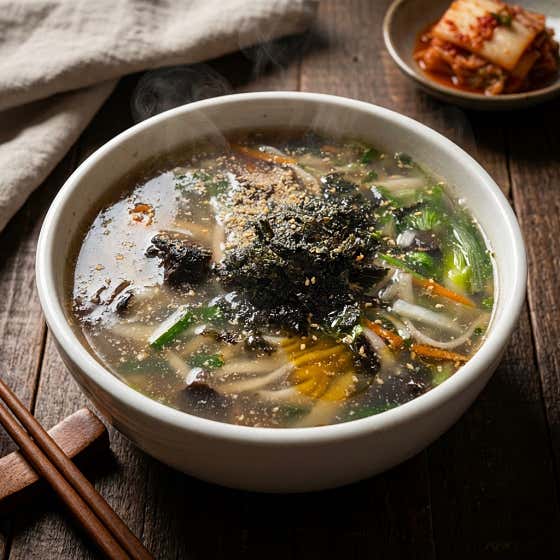 능이칼국수 메뉴 사진(네이버)