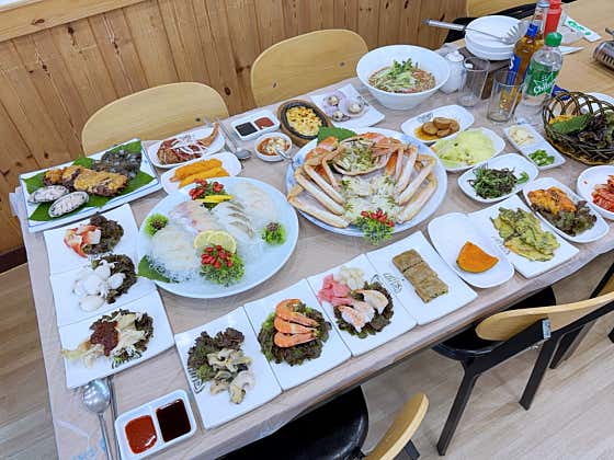활어회세트 메뉴 사진(네이버)